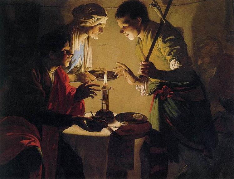Hendrick ter Brugghen Selling His Birthright Germany oil painting art